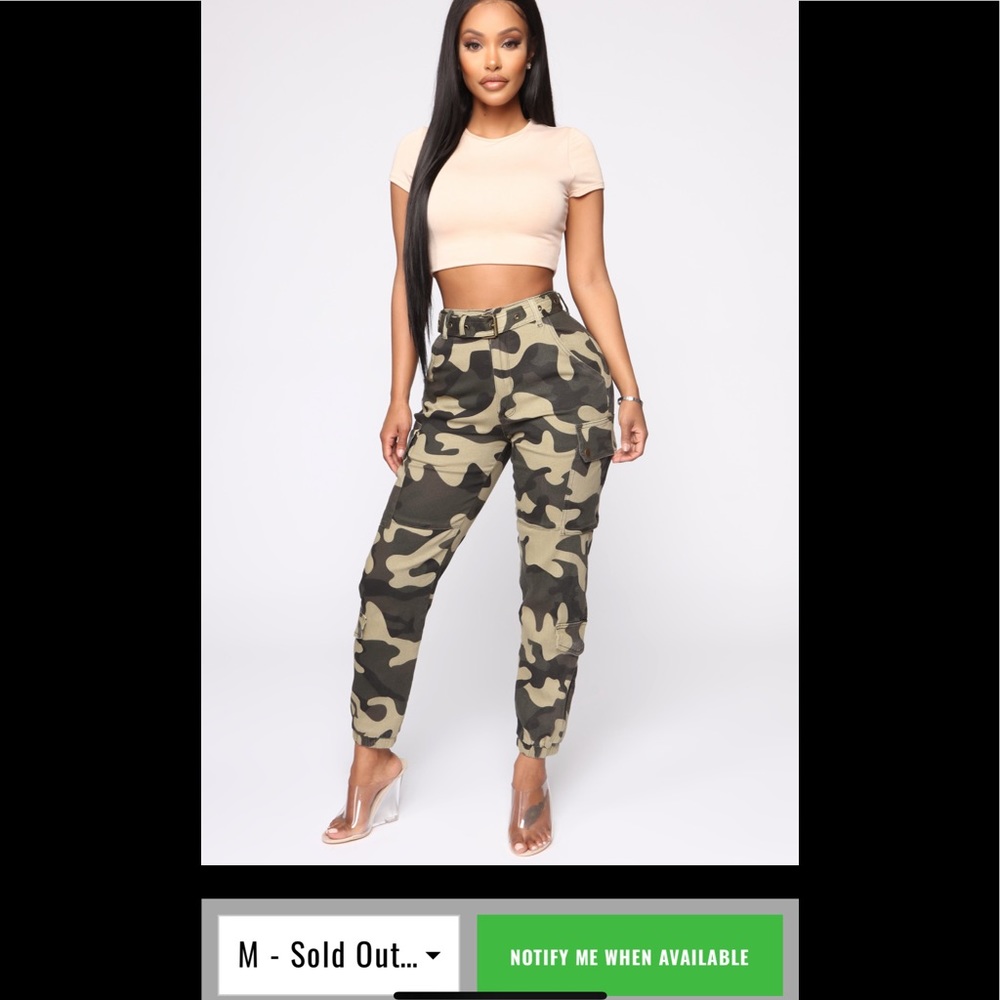 Fashion Nova Cadet in training Cargo Pants
